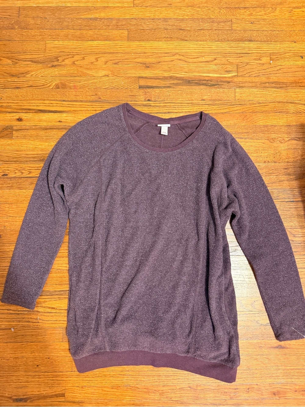 Mossimo Supply Co. Burgundy Longline Sweatshirt – Size M